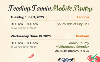 Feeding Fannin Dates for June